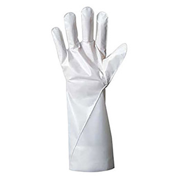 Ansell Size 11 White Barrier 380 - 410 mm Non-Woven Lined 2.5 mil Five Layer Laminated Film Hand Specific Chemical Resistant Gloves
