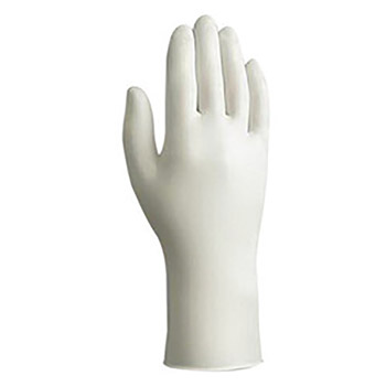 Ansell Large Clear 9" Dura-Touch 3 mil PVC Ambidextrous Powder-Free Disposable Gloves With Smooth Finish, Rolled Beaded Cuff And Polymer Coating