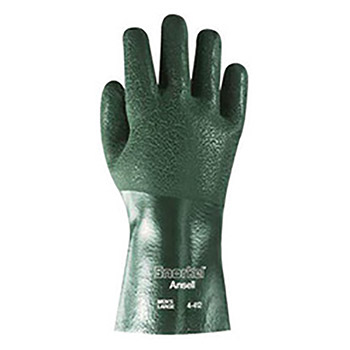 Ansell Green Snorkel 12" Jersey Knit Lined 15 mil ANE4-412-10 Size 10