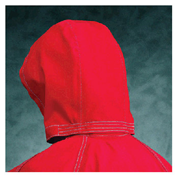 Ansell Edmont 966414 One Size Sawyer-Tower CPC Red Polyester Trilaminate 3-Piece Chemical Resistant Hood With Gore Fabric