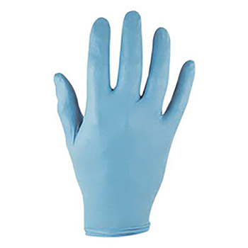 Ansell X-Large Blue 11 1-2" MicroTouch EP 4 mil Nitrile Ambidextrous Exam Grade Powder-Free Disposable Gloves With Textured Finger Tip Finish And Rolled Beaded Cuff (100 Gloves Per Box)