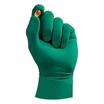 Ansell Size 6 Green 11.2" DermaShield 7 mil Neoprene Hand Specific Sterile Powder-Free Disposable Gloves With Smooth Finish, Straight Cuff And Polyurethane Coating