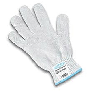 Ansell Edmont HyFlex Previously Known as Polar Bear, White Heavyweight Stainless Steel Reversible For Either Hand Cut Resistant ANSI level 8 Glove, Knit Wrist, Per Each