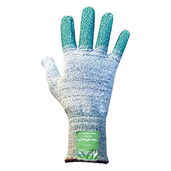 Ansell Size 8 Green And Gray VersaTouch Dyneema Diamond Knife-Hand Cut Resistant Gloves With Tuff-Cuff II And Automatic Knit Lined