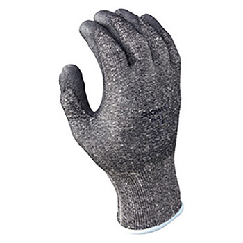 Showa Best Glove B13541-M Size 7 Showa 541 13 Gauge Cut Resistant Gray Polyurethane Dipped Palm Coated Work Gloves With Light Gray Seamless Dyneema And High Performance Polyethylene Knit Liner And Elastic Wrist