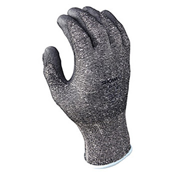 SHOWA Best Glove 2X SHOWA 541 13 Gauge Cut Resistant Gray Polyurethane Dipped Palm Coated Work Gloves With Light Gray Seamless Dyneema And High Performance Polyethylene Knit Liner And Elastic Wrist