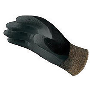 SHOWA Best Glove 2X SHOWA 13 Gauge Light Weight Black Polyurethane Palm Coated Work Gloves With Black Seamless Nylon Knit Liner