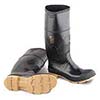 Bata Shoe PVC Boots Size 12 Polyblend Black 14in Kneeboots 86312-12