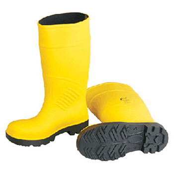 Bata Shoe 88121-06 Onguard Industries Size 6 Yellow 15" Polyurethane Boots With Abrasion Resistant Outsole And Steel Toe
