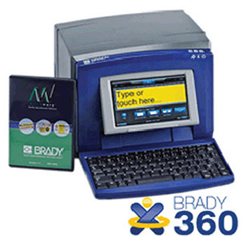 Brady USA 142057 BBP31 Sign And Label Maker With Brady 360 Basic Plan And MarkWare Standard Software