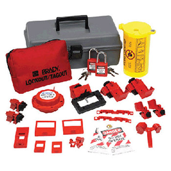 Brady USA 99312 Electrical Lockout Toobox Kit With Brady Safety Padlocks And Tags