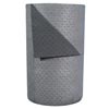 Brady BRDHT303 30" X 300' SPC Gray 2-Ply Meltblown Polypropylene Dimpled Medium Weight High Traffic Sorbent Roll, Perforated Every 18" And Up The Center