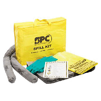 Brady USA SKA-PP SPC Highly Visible Yellow PVC Bag Kit For Small Spills