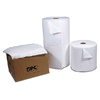 Brady USA SXT100 SPC 15" X 19" 2-Ply Construction Top Layer Blue Bottom Layer White Perfed Pads For Use With Oil And Petr