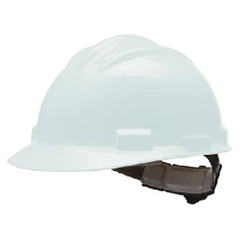 Bullard 61WHP S61 Series White Safety Cap With 4 Point Pinlock Headgear And Cotton Browpad