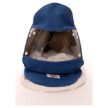 Bullard GRHT GR50 Style Nomex Double Bib Supplied And Powered Air Purifying Hood With Acetate Lens Without Ratchet