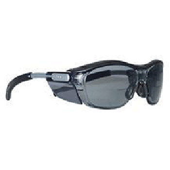 Aearo 3M 11500-00000 Nuvo Readers 1.5 Diopter Safety Glasses With Gray Frame And Gray Polycarbonate Anti-Fog Lens