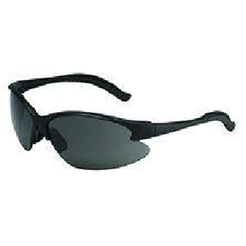 Aearo 3M 11681-00000 Virtua V6 Safety Glasses With Black Frame And Gray Polycarbonate Anti-Scratch Hard Coat Lens