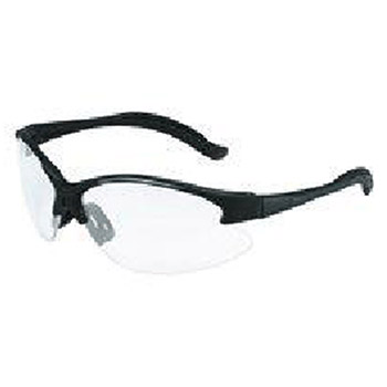 Aearo 3M 11682-00000 Virtua V6 Safety Glasses With Black Frame And Clear Polycarbonate Anti-Fog Lens