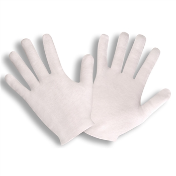 Cordova 1120 Medium-weight Inspection Gloves, 65-35 Poly-Cotton Blend, hemmed Reversible Lisle Gloves - Dozen