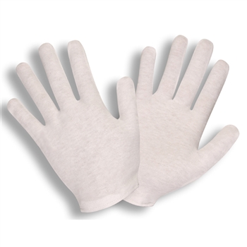 Cordova 1130 Heavy-weight Inspection Gloves, 65-35 Poly-Cotton Blend, hemmed Reversible Lisle Gloves - Dozen