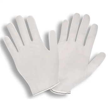 Cordova 1800 Nylon Inspector Gloves 2-Piece Hemmed Cuff Mens - Dozen