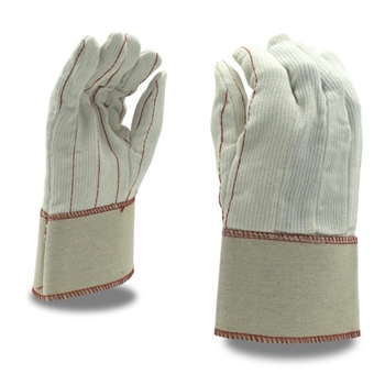 Cordova 2435SC Nap-In Corded Work Glove, Cotton Canvas Double Quilted Palm, Safety Cuff - Dozen