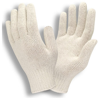 Cordova 3400 Natural Machine Knit Glove Liner, 60% Cotton, 40% Polyester Glove, Integrated Knit Wrist - Dozen
