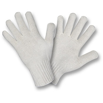 Cordova 3480 Natural Poly-Cotton Glove, 60% Cotton, 40% Polyester Glove, 7-Gauge, Heavy-weight, Machine Knit - Dozen