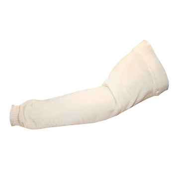 Cordova 3729G4 RipCord 18in Safety Sleeve, High Tenacity Nylon Cotton Plaited Construction White, 4-Inch Gusset - Each