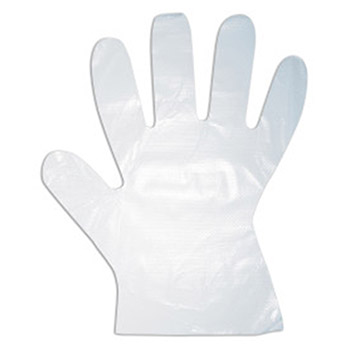 Cordova 4102 HDPE Disposable Gloves, Embossed, 1 Mil, Component Materials are Food Contact OK - Case