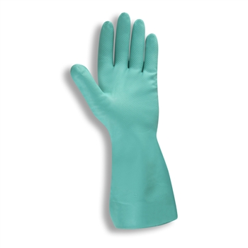 Cordova 4430 Standard Green Nitrile Glove, Unlined, 11-Mil, Embossed Grip - Dozen