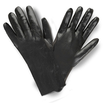 Cordova 5010 Black PVC coated glove, Smooth Finish, Jersey Lining, 10
