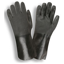 Cordova 5114SJ Black Double-Dipped PVC glove