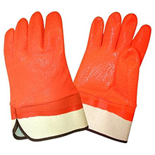 Cordova 5710F Double-Dipped Orange PVC Glove