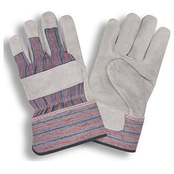 Cordova 7200R Regular Shoulder Leather Glove, Leather Palm, Striped Canvas Back, Gunn Pattern - Dozen