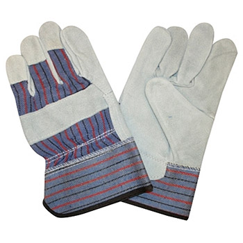 Cordova 7250R Select Shoulder Leather Glove, 2.5" Rubberized Safety Cuff, Striped Canvas Back, Gunn Pattern - Dozen