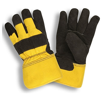 Cordova 7460 Split Cowhide Work Glove, Thinsulate Lined, 2.5" Rubberized Safety Cuff, Gunn Pattern - Dozen