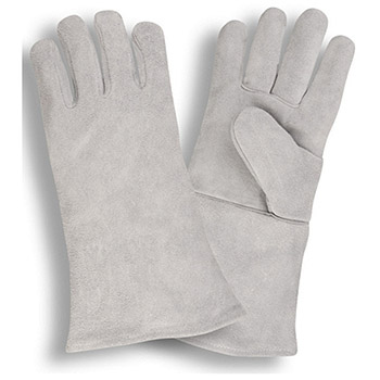 Cordova 7605 Shoulder Leather Welders Glove, Wing Thumb, Fully Welted Seams, Full Sock Lining, Gray Color, Mens Size XL, Per Dozen