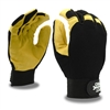 Cordova Mechanics Gloves Pit Pro Activity Deerskin Palm Fingertips