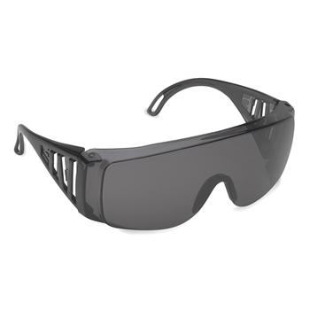 Cordova EC20SX Slammer Gray Safety Glasses, Gray Lens, Vented Gray Frame, Integrated Nose Piece, Per Dz