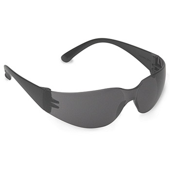 Cordova EHB20S Bulldog Black Safety Glasses, Gray Lens - Dozen