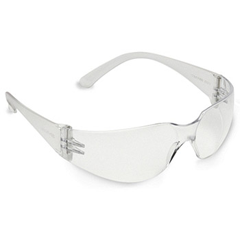 Cordova EHF10S Bulldog Safety Glasses, Frosted Frame, Clear Lens - Dozen