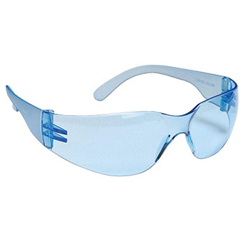 Cordova EHF15S Bulldog Blue Safety Glasses, Frosted Frame, Light Blue Lens - Per Dz