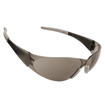 Cordova ENB20ST Doberman Black Safety Glasses, Gray Anti-Fog Lens, Gray Gel Nose Piece, Gray Gel Temple Sleeves, Per Dz