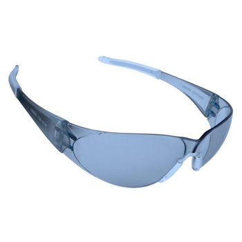 Cordova ENF15ST Doberman Blue Safety Glasses, Frosted Blue Frame, Light Blue Anti-Fog Lens, Clear Gel Nose Piece, Per Dz