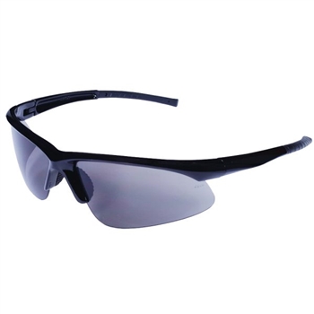 Cordova EOB20ST Catalyst Black Safety Glasses, Gray Anti-Fog Lens, Black Nylon Frame, Gray Rubber Nose Piece, Per Dz