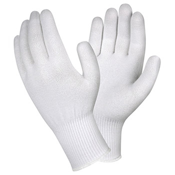 Cordova FB-C3730 White Thermastat Glove, Hollow-Cor Polyester, Integrated Knit Wrist, 13-Gauge Shell - Dozen