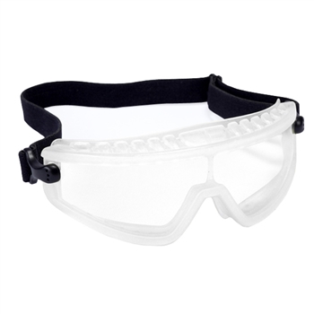 Cordova GDS10T Dust/Splash Safety Goggles, Clear Nylon Frame, Clear Polycarbonate Anit-Fog Lens - Per Dz