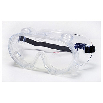 Cordova GI10T Chemical Splash Goggles, Clear Polycarbonate Anti-Fog Lens, Elastic Strap, Indirect Ventilation